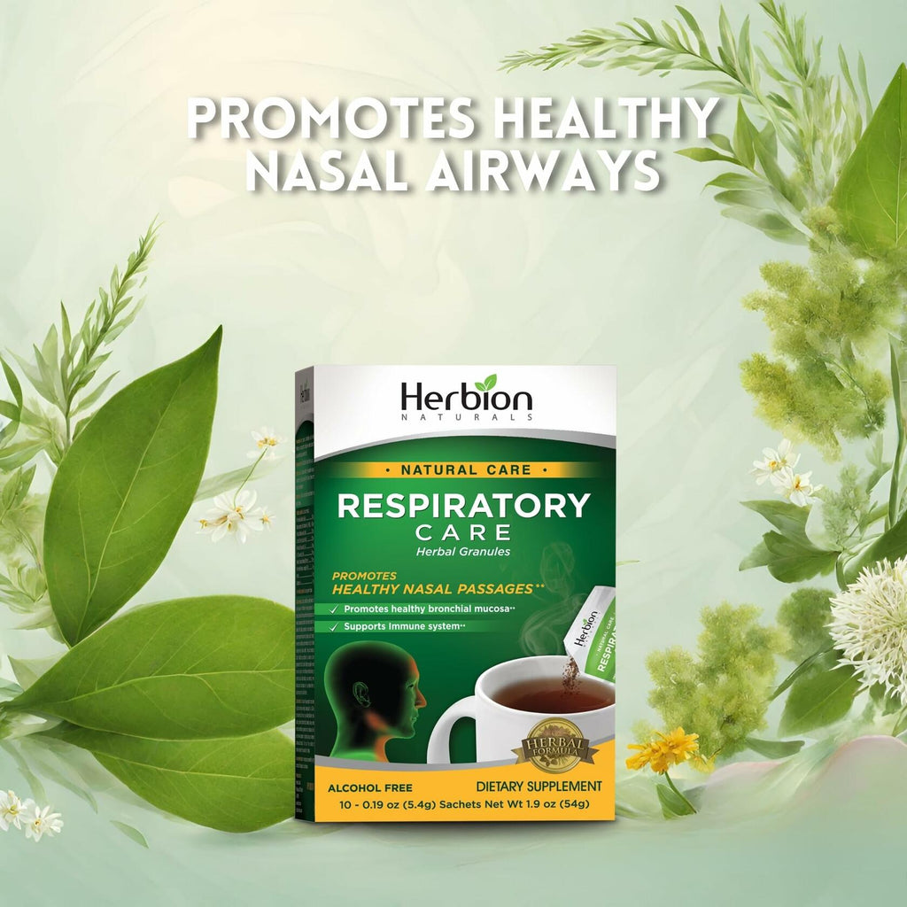 1 Pack of 10 HERBION Naturals Respiratory Care Herbal Granules, for The