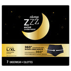 OPEN BOX 11 Count Always ZZZ Overnight Disposable Period Underwear for Women