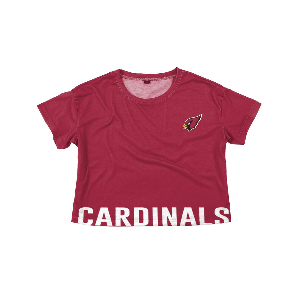 Small Arizona Cardinals NFL Womens Bottom Line Crop Top