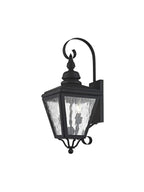 Livex Lighting 2031-01 Transitional Two Light Outdoor Wall Lantern from