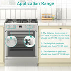 Stove Knob Covers for Child Safety AOSITE Upgraded Gas Knob Covers for Kids