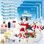 30 Pack Snowman Kit - Build a Snowman Kit DIY Christmas Craft Gifts - Creative