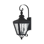 Livex Lighting 2031-01 Transitional Two Light Outdoor Wall Lantern from