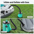 Elefor Massage Gun Deep Tissue,PercussioAir Mattress Pump for Balloons Pool