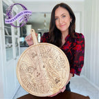 Sophistiplate Charcuterie Board with Placement Guide 22 x 17  Best Gift for