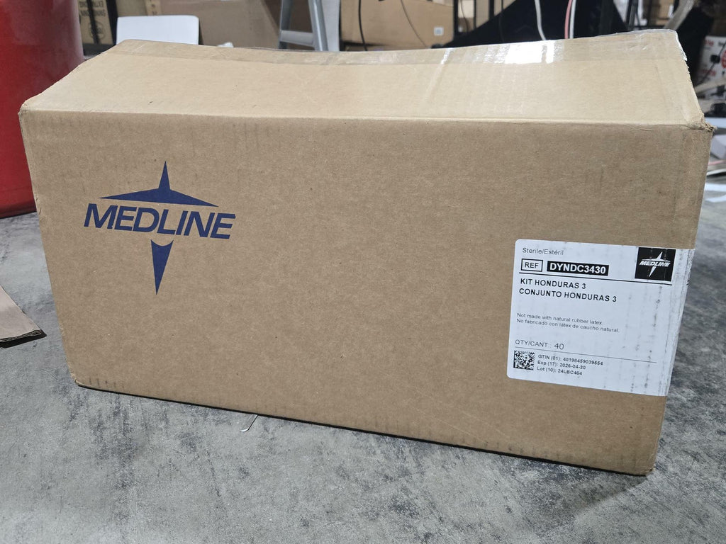 40 Ct Medline Sterile Kit Honduras 3 (CSR Wrap, Dressing, Antiseptic Applicator,
