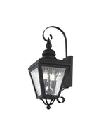 Livex Lighting 2031-01 Transitional Two Light Outdoor Wall Lantern from