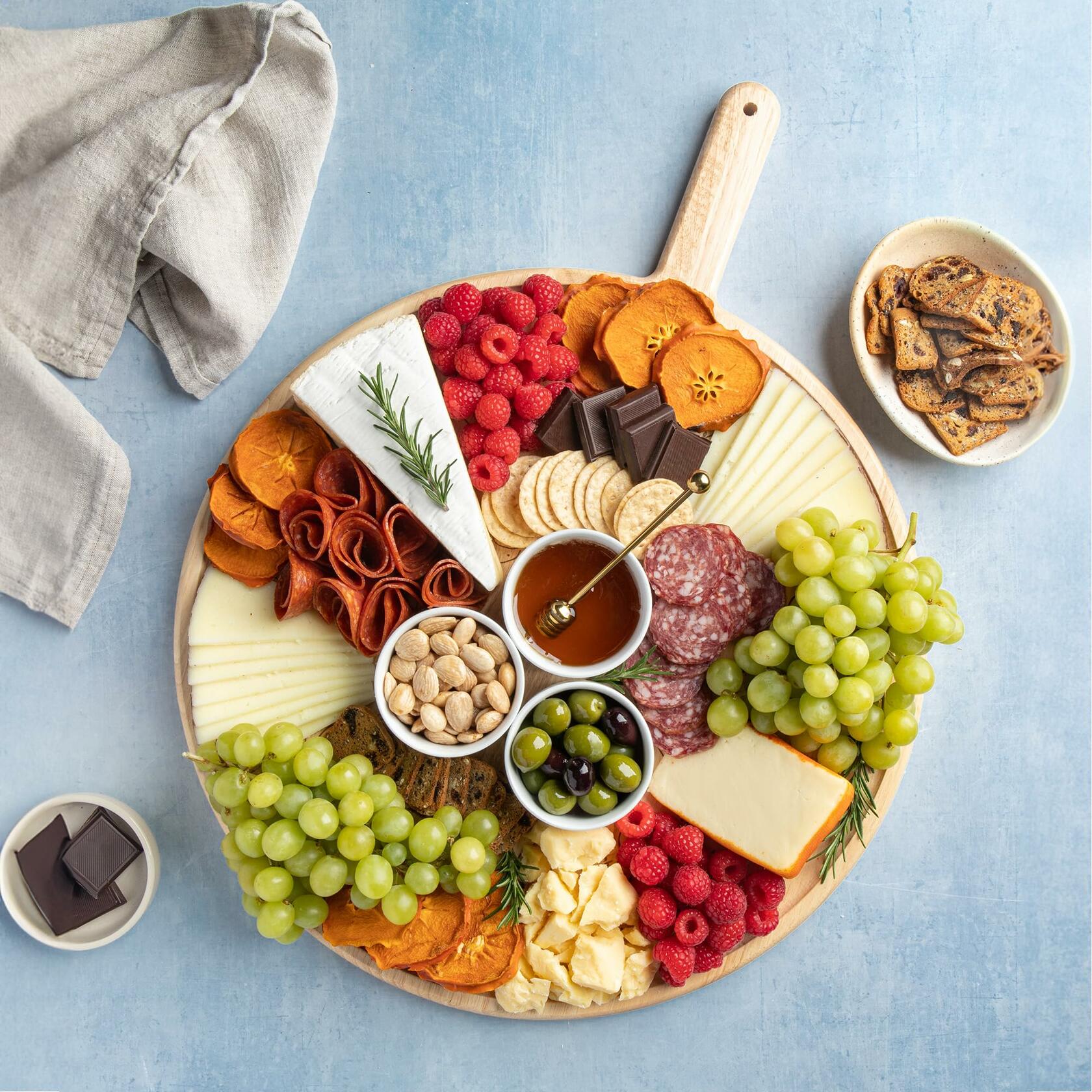 Sophistiplate Charcuterie Board with Placement Guide 22 x 17  Best Gift for