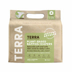36 Count Terra Size 4 Diapers: 85% Plant-Based Diapers, Ultra-Soft &