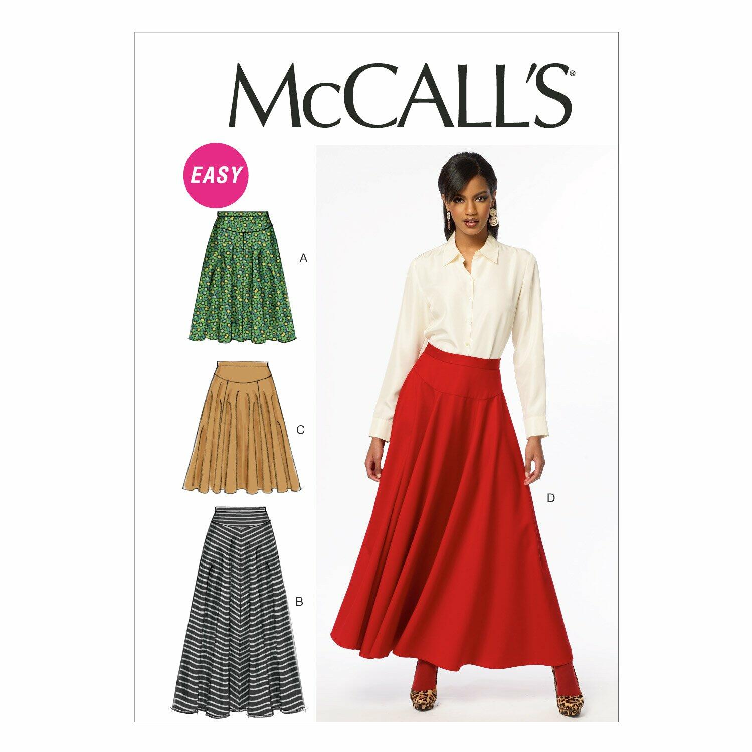 McCall's Pattern Company M6799 Misses' Skirts Sewing Template, Size E5