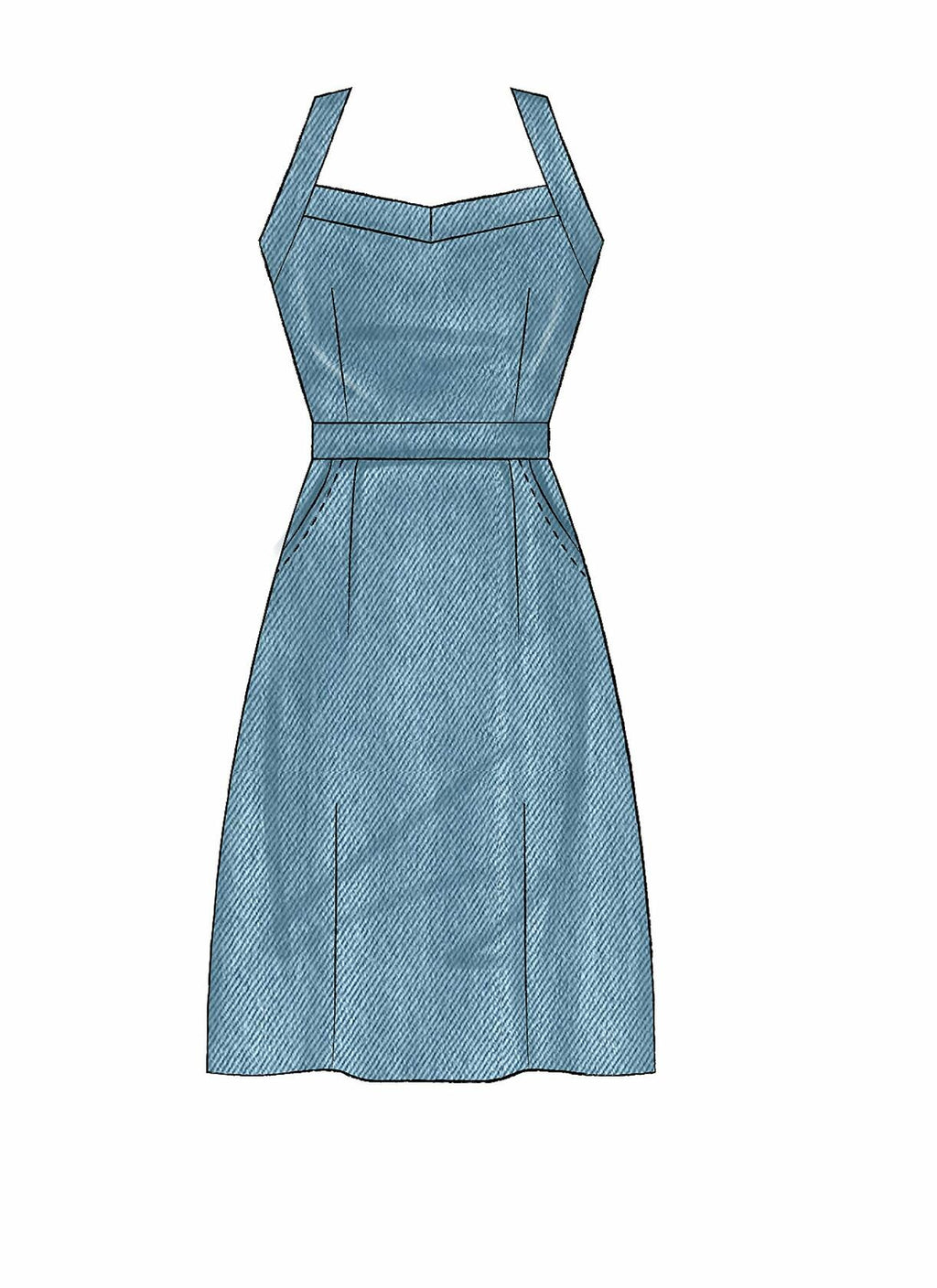 McCall's M7952AX5 Women's Back Strap Dress Sewing Patterns, Sizes 4-20