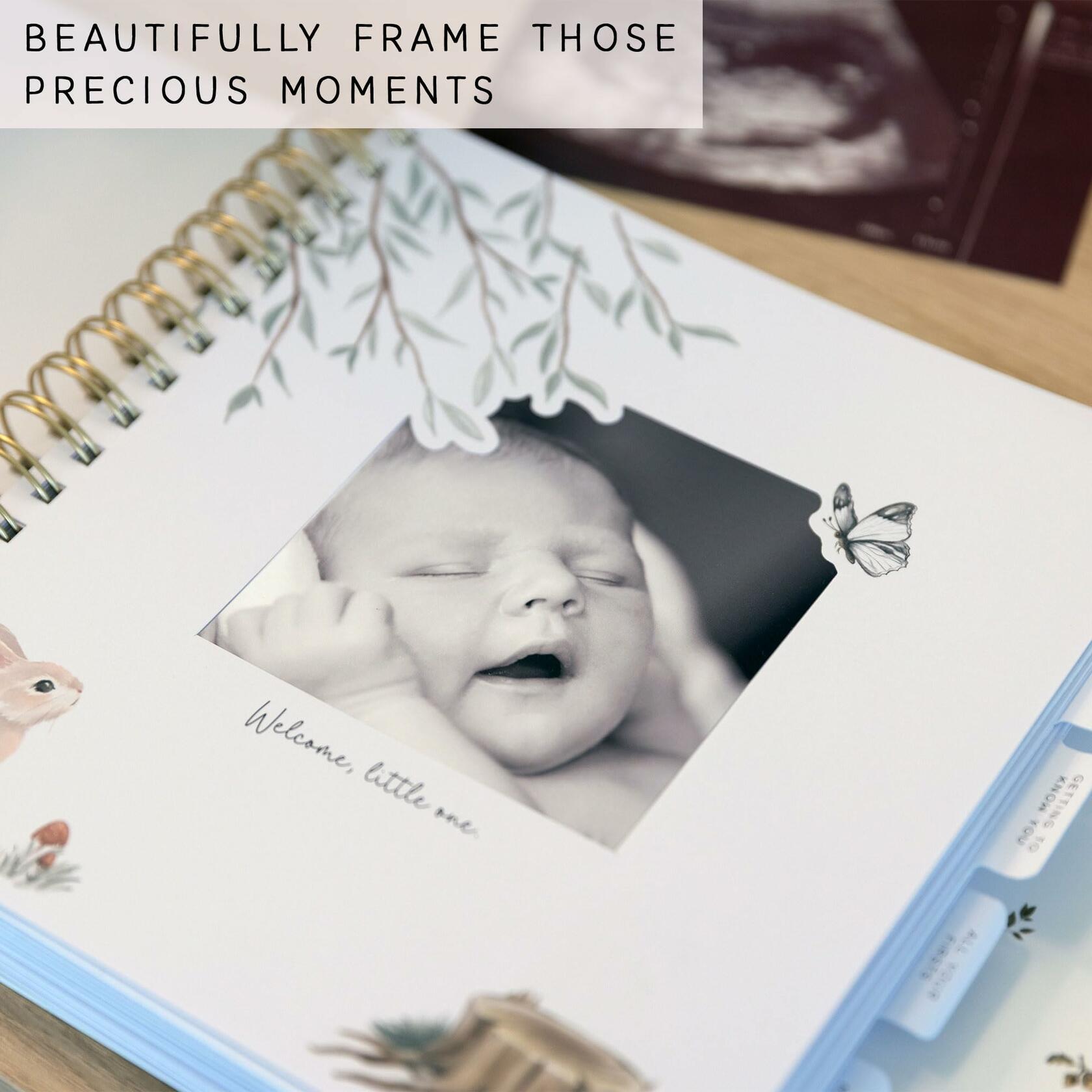 Baby Memory Book for Boy or Girl - First 5 Year Keepsake Album from Pregnancy to
