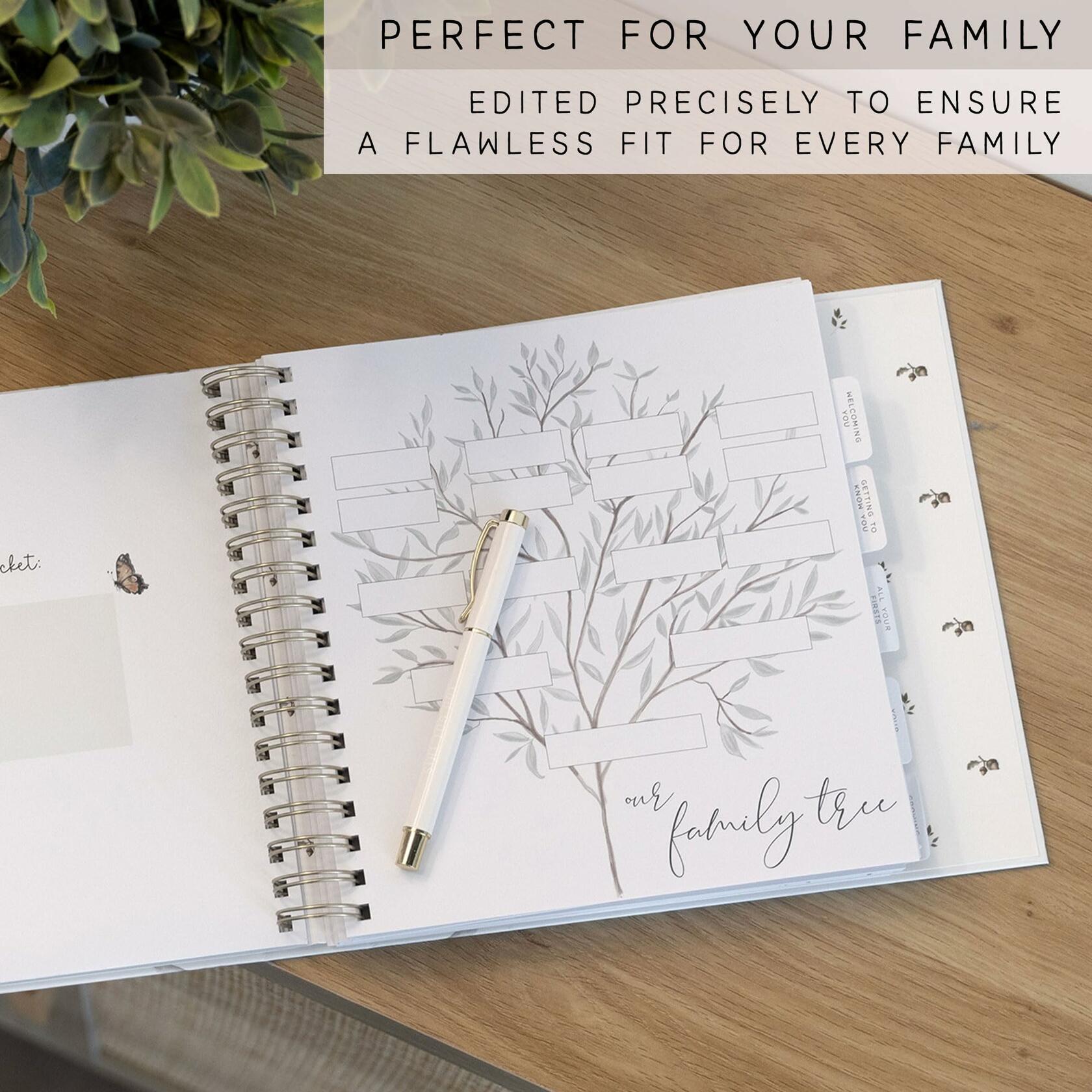 Baby Memory Book for Boy or Girl - First 5 Year Keepsake Album from Pregnancy to