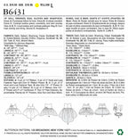 McCall Pattern Company Bag, Gloves and Headpiece for 18 Sewing Pattern, One Size