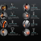 Elefor Massage Gun Deep Tissue,Percussion Back Massager Gun for Athletes Muscle