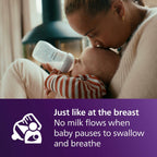 4 Pack Philips Avent Natural Baby Bottles with Natural Response Nipples (Medium