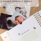 Baby Memory Book for Boy or Girl - First 5 Year Keepsake Album from Pregnancy to