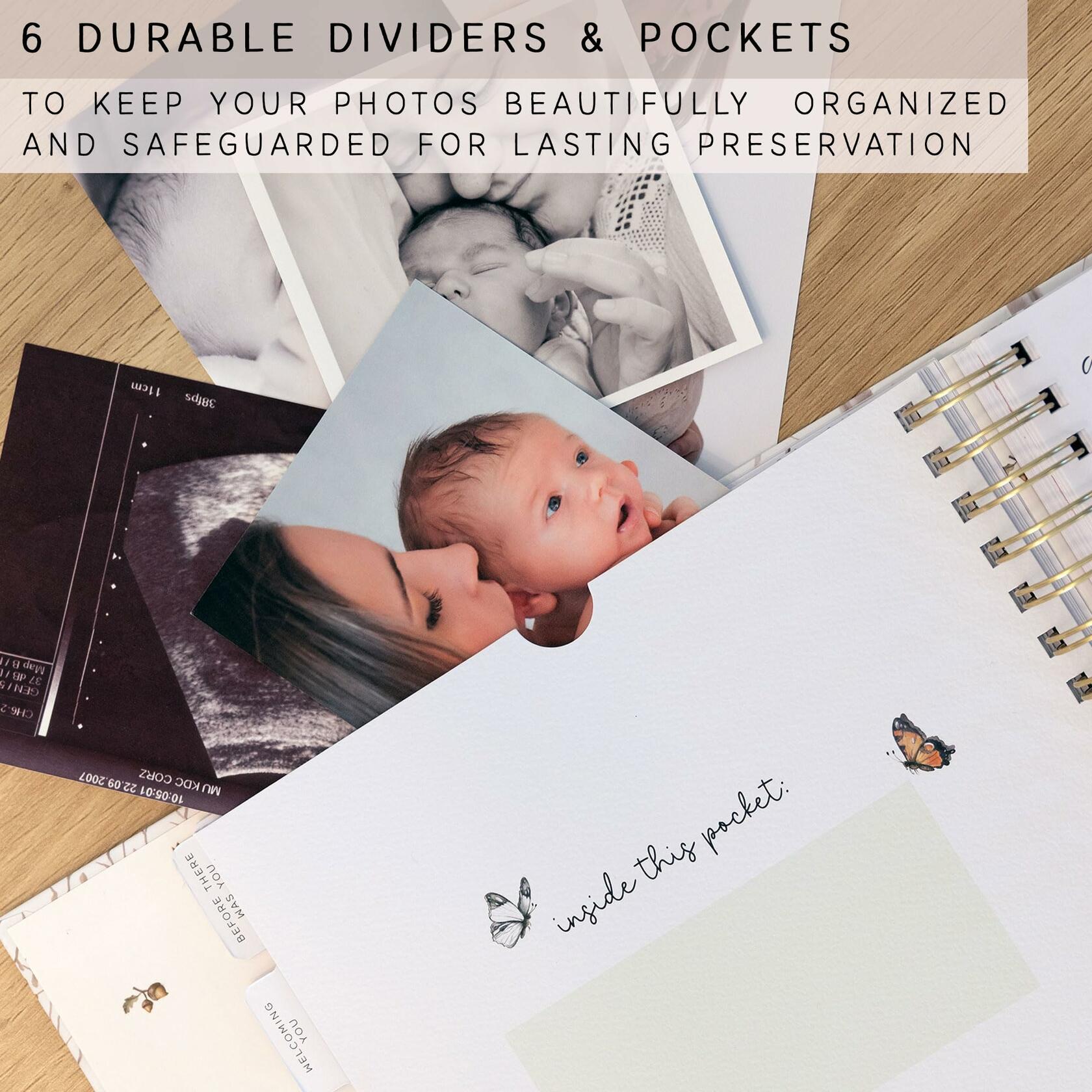 Baby Memory Book for Boy or Girl - First 5 Year Keepsake Album from Pregnancy to