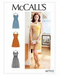 McCall's M7952AX5 Women's Back Strap Dress Sewing Patterns, Sizes 4-20