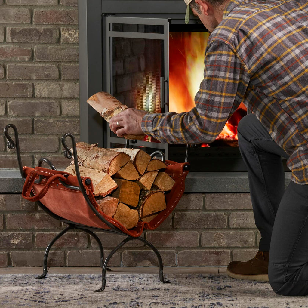 UniFlame Olde World Iron Firewood Log Holder (W-1196)