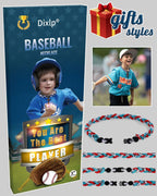 Dixlp Baseball Necklaces 3 Pack Fashion Tornado Design for Sports Fan, Great-Hit