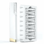 Electric Sonic Face Razor Tool for Women with 10 Replacement Blades 3 Adjustable Speeds, Gentle Peach Fuzz Remover for Face Exfoliation and Hair,Built-in LED Light Dermaplane Razor Eyebrow Trimmer