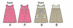 KWIK-SEW PATTERNS K0120 Toddlers Jumper Sewing Template