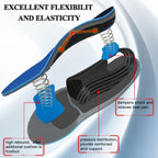 Size 11 AOTENG STAR Plantar Fasciitis Insoles, High Arch Support Insoles for