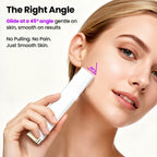 Electric Sonic Face Razor Tool for Women with 10 Replacement Blades 3 Adjustable Speeds, Gentle Peach Fuzz Remover for Face Exfoliation and Hair,Built-in LED Light Dermaplane Razor Eyebrow Trimmer
