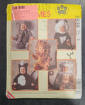 Mccall's Vintage Costume Pattern 8938 Elephant Panda Skunk Lion Childs Sz 3