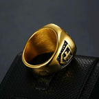 Size 10 LAIMIUMIU33 CZ Masonic Ring for men Amor Shield Bling Biker 316