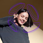 occiam Active Noise Cancelling Wireless Earbuds Bluetooth Headphones Ear Buds