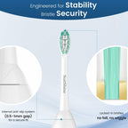 SuitShine Replacement Toothbrush Heads Compatible with Philips Sonicare and More