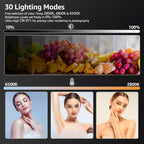 NiceVeedi 1-Pack Photography Lighting Kit, 2800-6500K Bi-Color LED Video Light