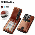 SkyEagle Compatible with Magsafe 2 in 1 Detachable iPhone 16 Pro Wallet Case