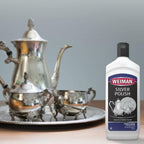 Weiman Silver Cream Cleaner 3-in-1, Anti-Tarnish Technology, Safely Clean,
