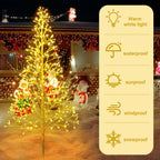 VIHOSE 5 Ft 384 LED Christmas Lighted Birch Trees Christmas Artificial Twig