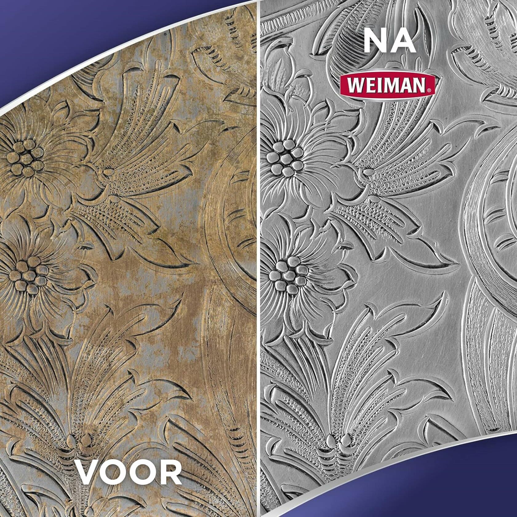 Weiman Silver Cream Cleaner 3-in-1, Anti-Tarnish Technology, Safely Clean,