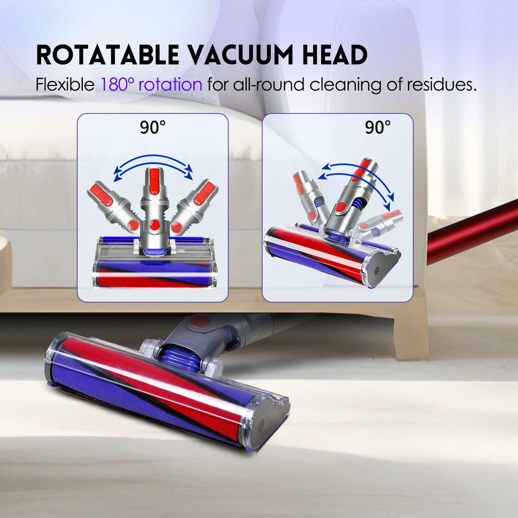 OTTWL Soft Roller Replacement Vacuum Head Compatible with Dyson V7,V8, Cyclone