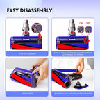 OTTWL Soft Roller Replacement Vacuum Head Compatible with Dyson V7,V8, Cyclone