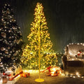 VIHOSE 5 Ft 384 LED Christmas Lighted Birch Trees Christmas Artificial Twig