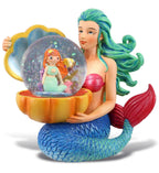 CoTa Global Mermaid Snow Globe - Magical Rainbow Water Globe Figurine with