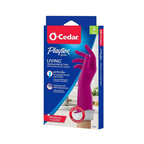 1 Pair O-Cedar Playtex® Living Gloves  Reusable Cleaning Gloves  Small