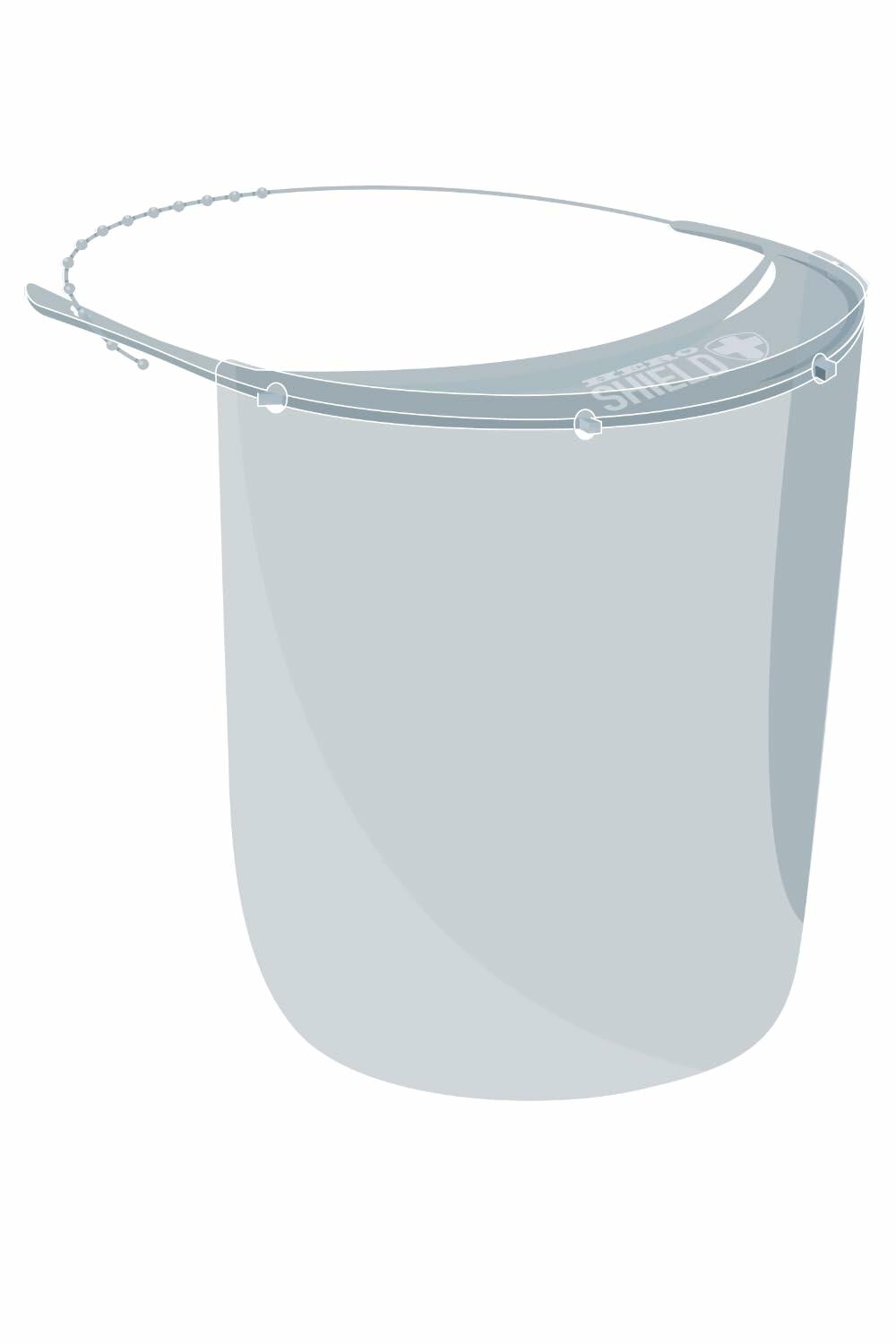 5 Pack Denman Reusable Hero Face Shield
