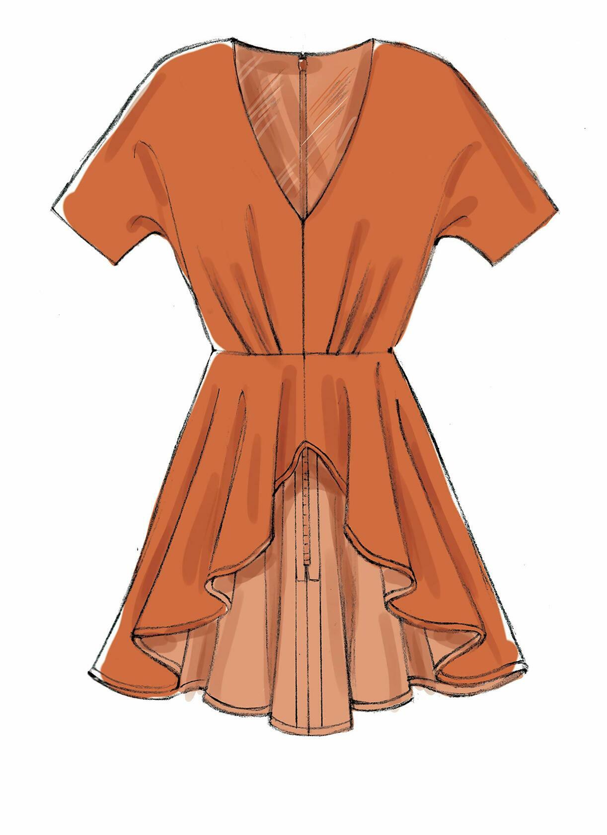 McCall's M7810E5 Women's Loose-Fitting Pleated Top Sewing Patterns, Sizes 14-22