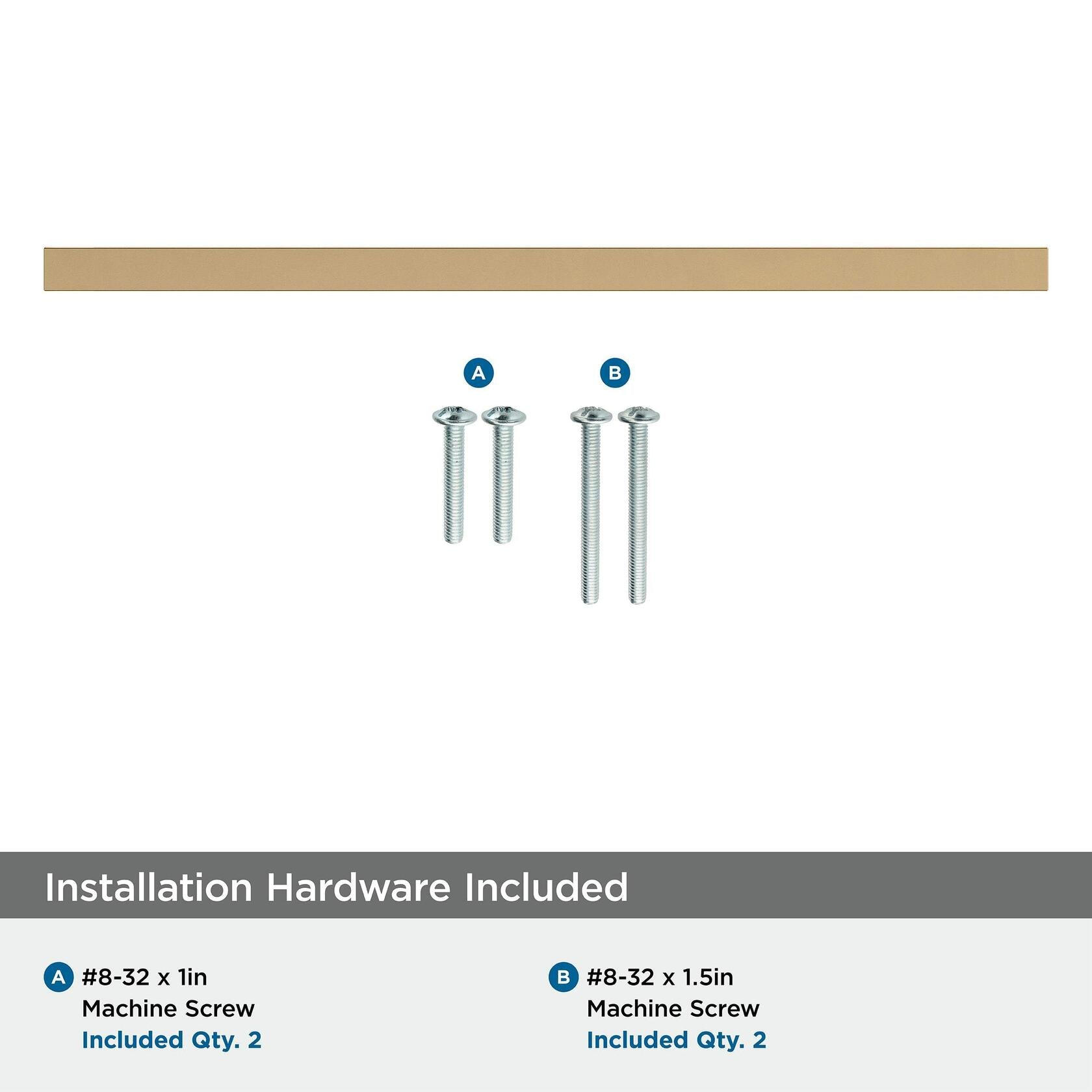 Amerock | Cabinet Pull | Champagne Bronze | 8-13/16 inch (224 mm)