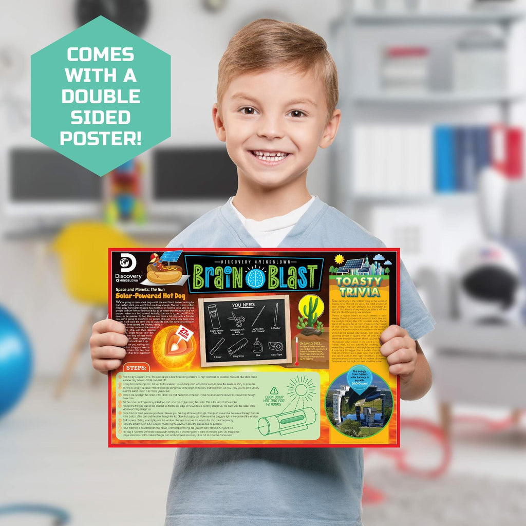 Discovery #Mindblown STEM 12-in-1 Solar Robot Creation 197-Piece Kit with
