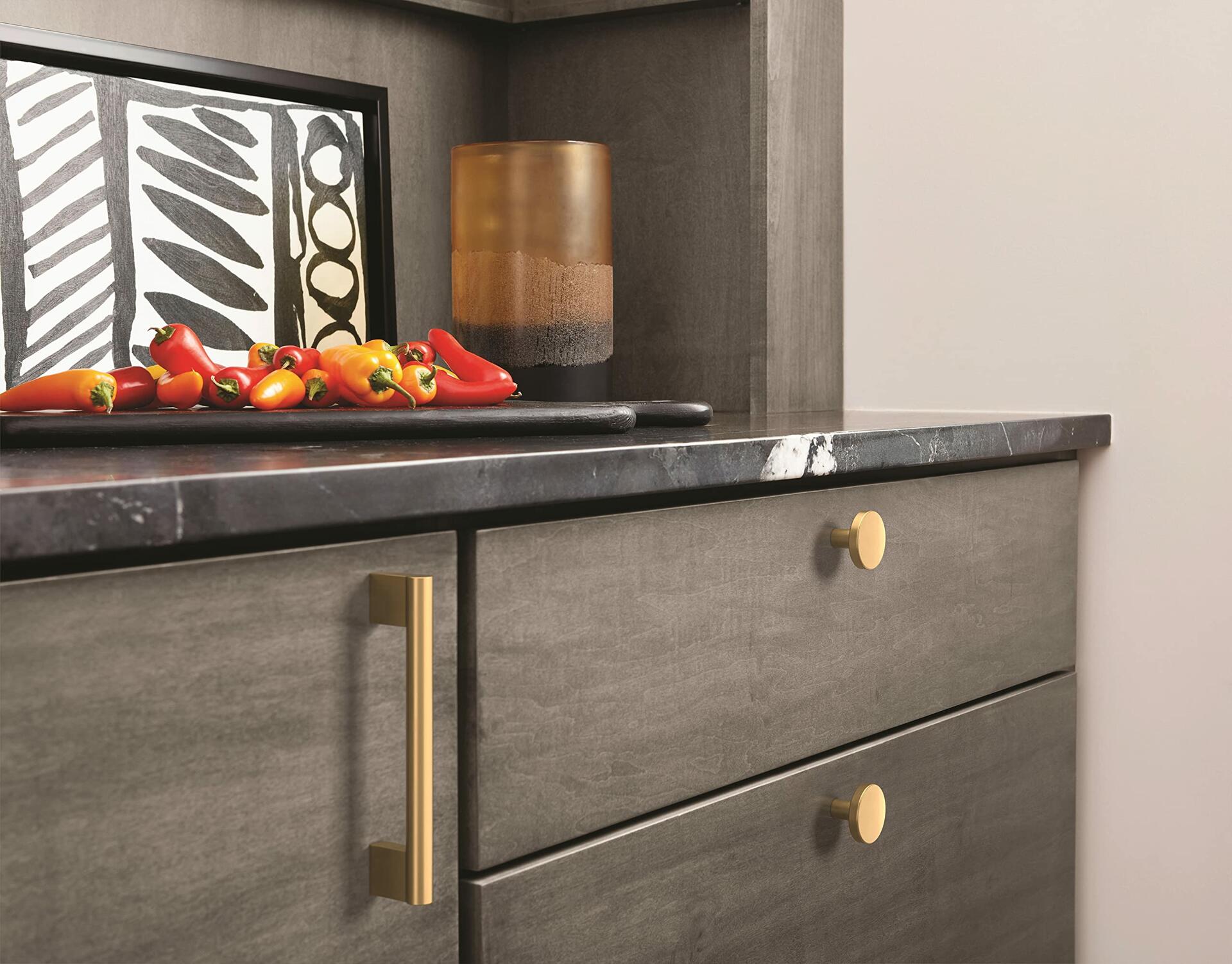 Amerock | Cabinet Pull | Champagne Bronze | 5-1/16 inch (128 mm)