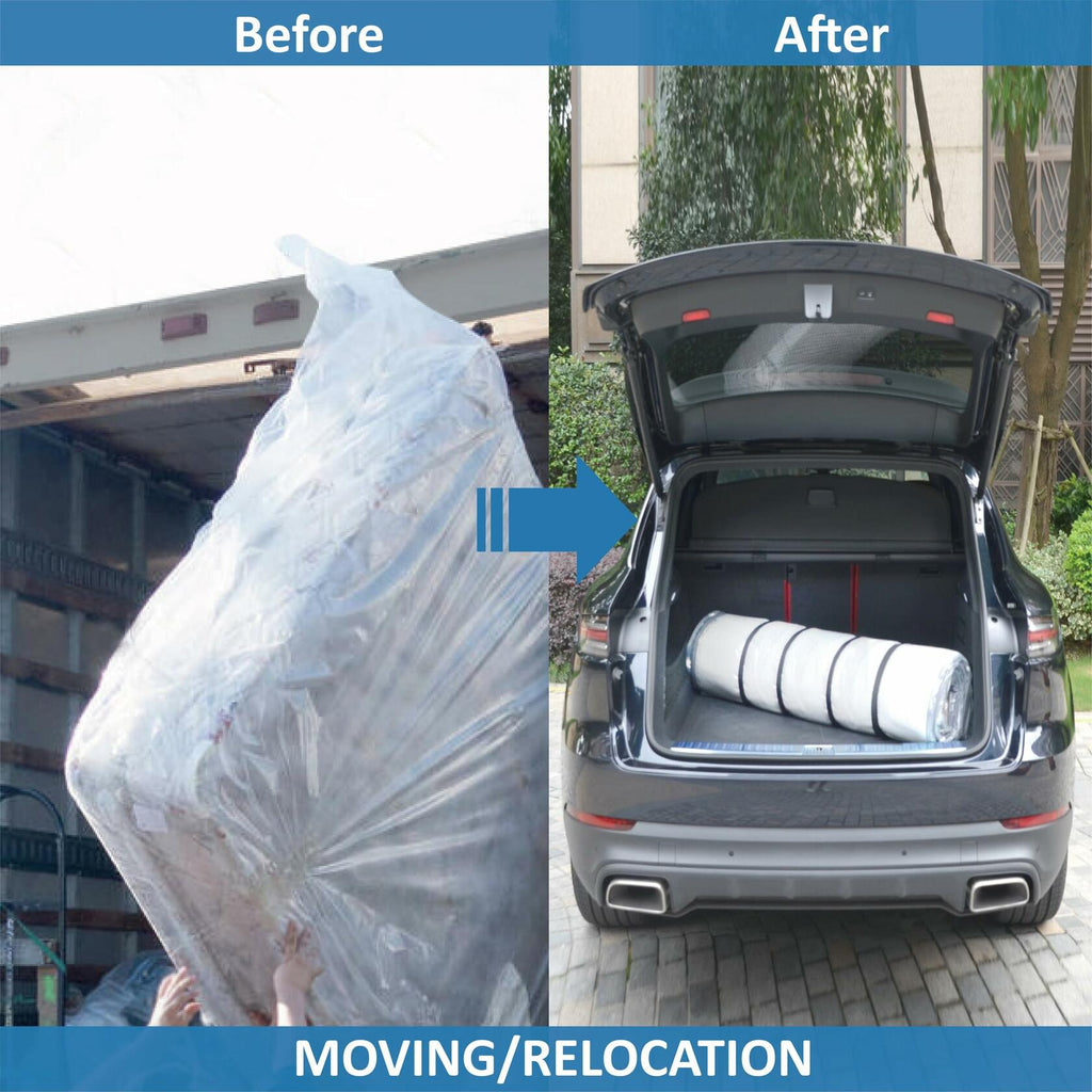 Storage Logic Foam Mattress Vacuum Bag for Moving, Storage, Vacuum Seal Mattress