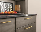 Amerock | Cabinet Pull | Champagne Bronze | 5-1/16 inch (128 mm)